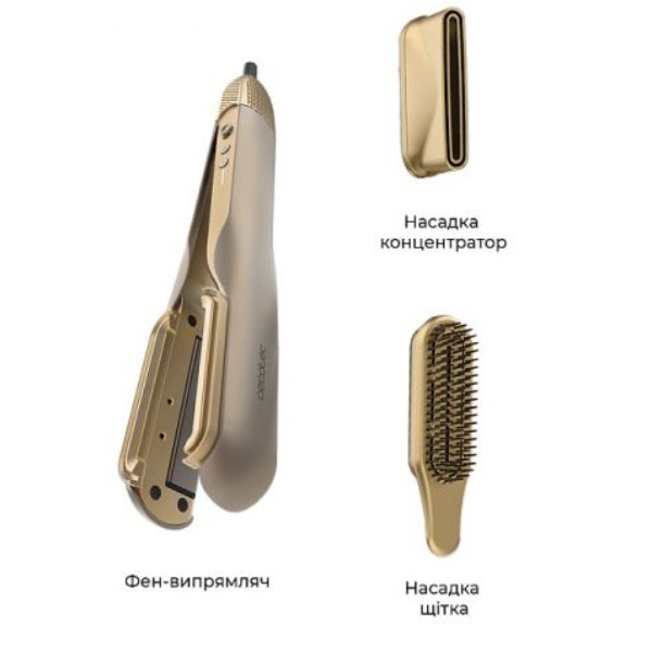 Фото - Выпрямитель волос Cecotec AirLisse 2in1 ForceDry Champagne (A01_EU01_111302)